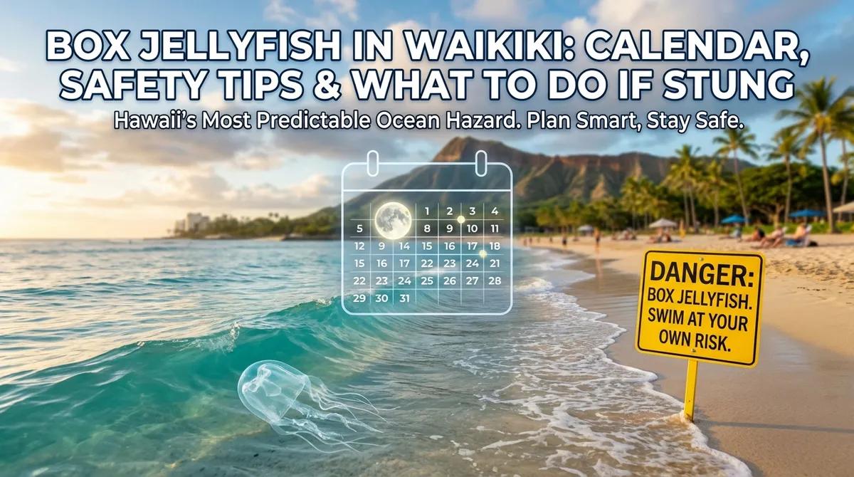 Box Jellyfish in Waikiki: Calendar, Safety Tips & What to Do If Stung