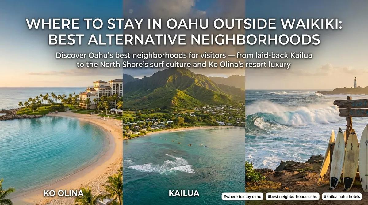 Where to Stay in Oahu Outside Waikiki: Best Alternative Neighborhoods