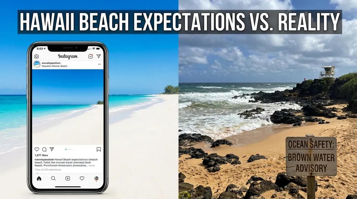 Hawaii Beach Expectations: Why Beaches Don't Look Like Instagram (And Why They're Better)