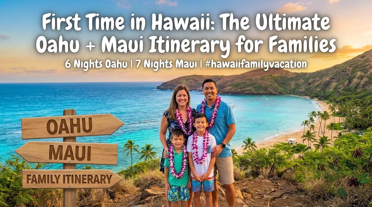 First Time in Hawaii: The Ultimate Oahu + Maui Itinerary for Families