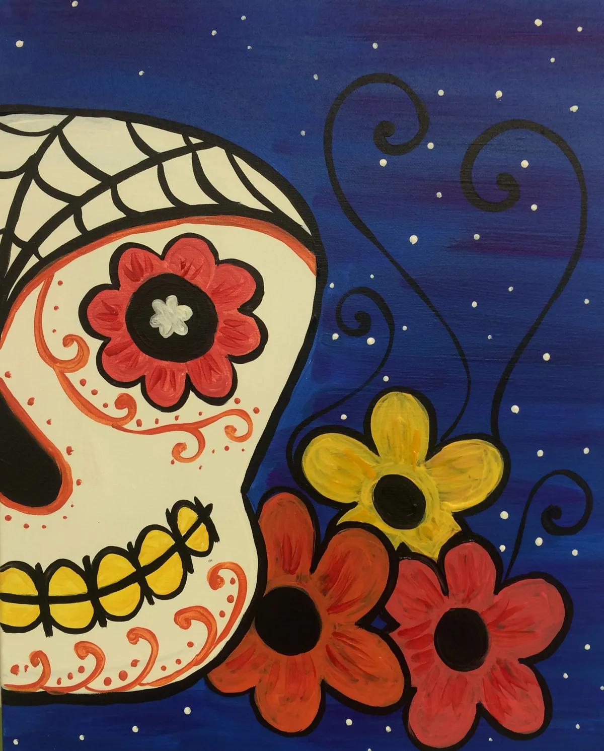 Sugar Skull Painting Party in Paia, Maui | October 23, 2026